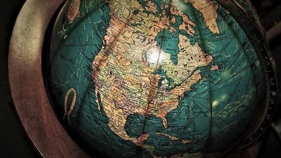 Antique Emerald Globe
